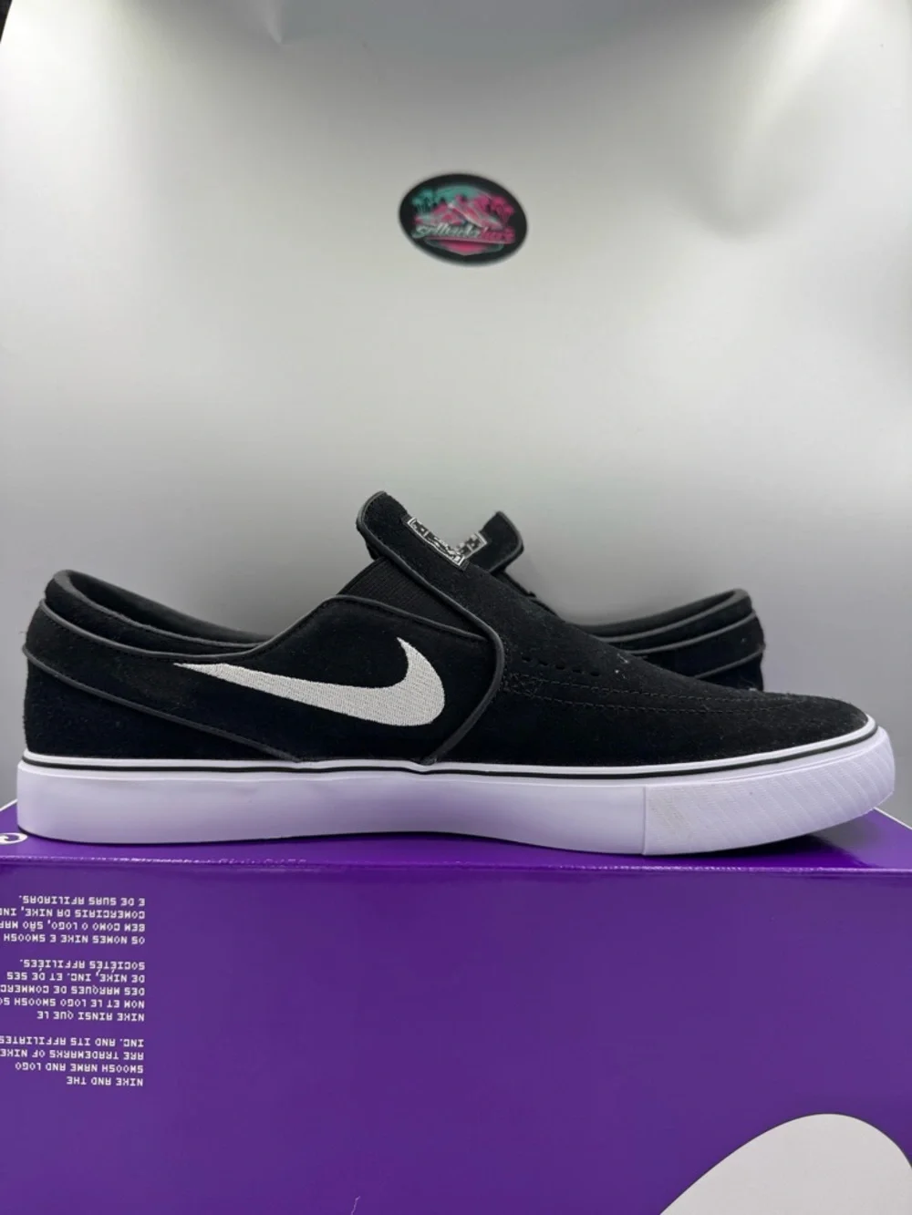 Nike SB Zoom Janoski+ Slip Black White BRAND NEW Multiple Sizes - Picture 5 of 8